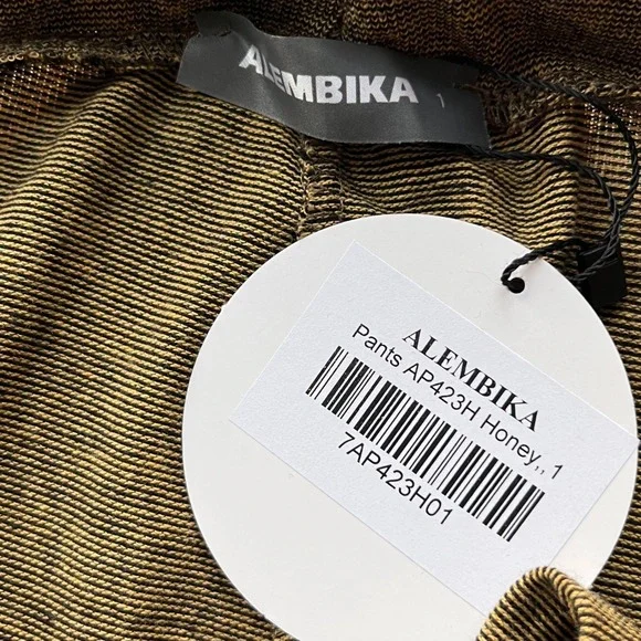 NEW Alembika Essential Cropped Pants Honey Womens 6-8 - Picture 14 of 16